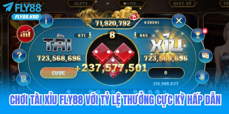 Chơi Tài Xỉu Fly88_ Luật Chơi Dễ Hiểu, Tỷ Lệ Thưởng Hấp Dẫn